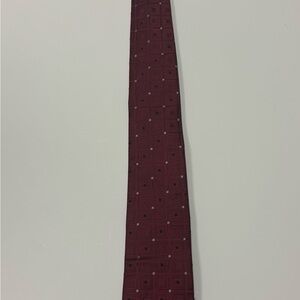 Madison Burgundy Geometric Tie | Classic Men’s Necktie